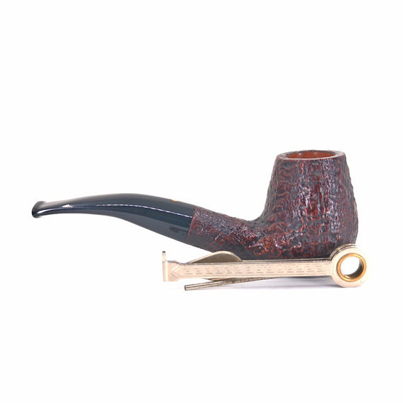 Savinelli Punto Oro Gold Sandblasted 628 Bent Brandy Pipe 6mm or Reducer 102/300 2025