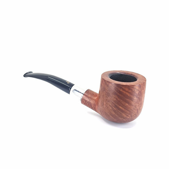 Used Pipe Ser JacopooL2 Hand Made "Per aspera ad astra" Silver Ring Pot Army