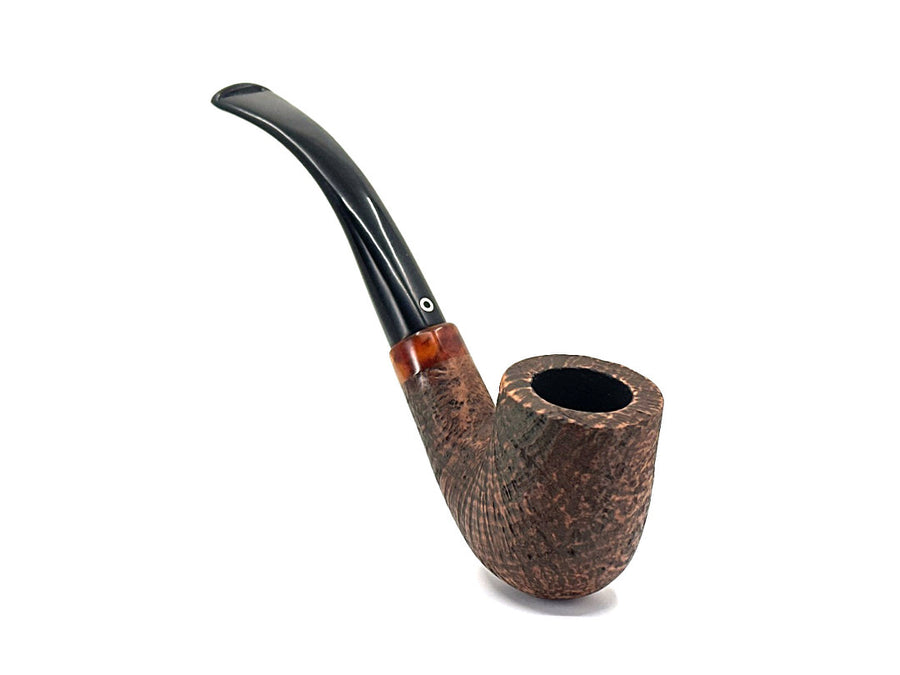 Talamona Arbutus DCC sandblasted bent billiard pipe