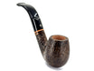 Pipa Talamona Dark Virginia Black Italy Bent sabbiata