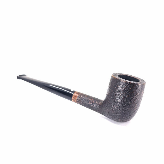 Talamona Elegant Thin Sandblasted Walnut Billiard Pipe 641