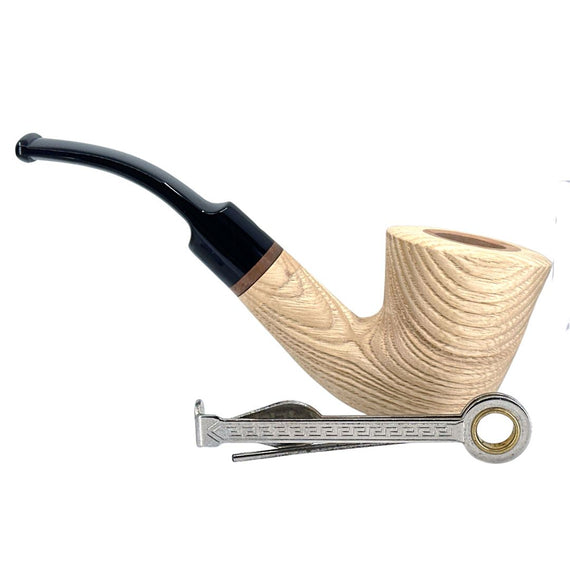 Pipa Talamona New Look Light Bent Dublin in Frassino con Fornello in Radica