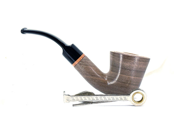Pipa Talamona New Look Light Bent Dublin in Frassino scuro con Fornello in Radica