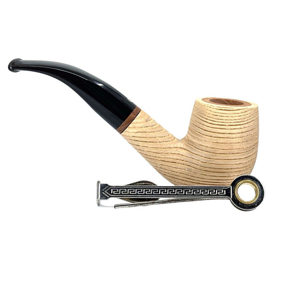 Pipa Talamona New Look Light Bent in Frassino con Fornello in Radica