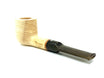 Talamona New Look Light Pot 849 pipe in Ash with Briar bowl