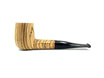 Talamona New Look Strips Billiard 806 pipe in Zebrano with briar bowl
