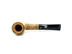 Talamona New Look Strips Billiard 806 pipe in Zebrano with briar bowl