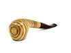 Talamona New Look Strips Prince 848 pipe in Zebrano with briar bowl