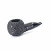 Talamona Reverse Calabash Author Rusticated Brown Pipe