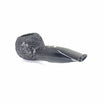 Talamona Reverse Calabash Author Rusticated Brown Pipe