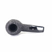 Talamona Reverse Calabash Author Rusticated Brown Pipe