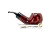 Pipe Talamona Reverse Calabash Bent Apple Smooth Red Edition