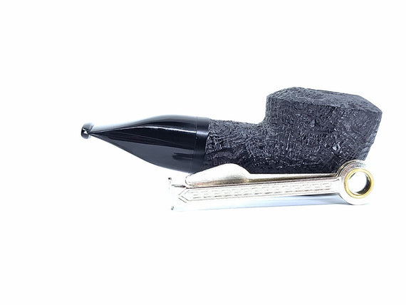Pipa Talamona Reverse Calabash Dublin Chubby Black Edition Sabbiata