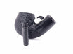 Talamona Sandblasted Pipe Black Italy Bent Apple 9mm or Reducer