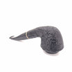 Talamona Sandblasted Pipe Black Italy Bent Rhodesian