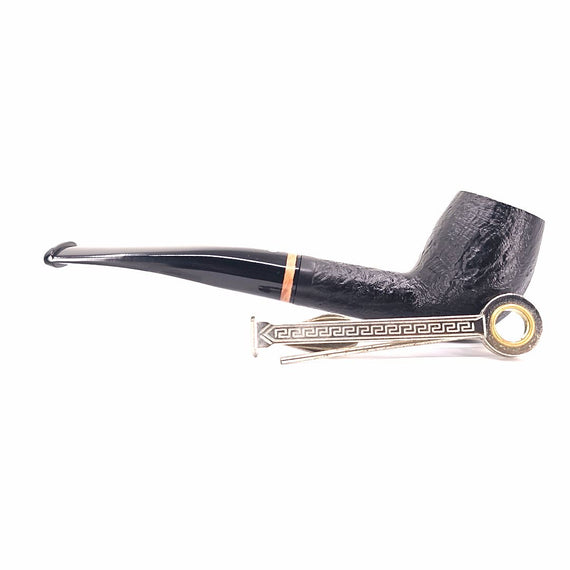 Pipa Talamona Sabbiata Black Italy Semi Bent Pear