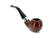Estate Irish Pipe Peterson Sterling Silver 03 Bent Apple Smooth Silver Band 925 Palatale used