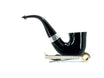 Estate Irish Pipe Usesd Peterson Sterling Silver 05 Celtic Calabash Smooth