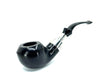 Estate Irish Pipe Peterson Used Sterling Silver 999S Bent Rhodesian Smooth