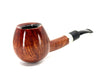 English Estate Pipe LCS Briars London Made Apple 1 Star Smooth Flamed Semi curved Used 