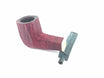 Used Fox Billiard Square Panel Pipe Red in Cumberland Green with black veins