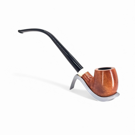 Churchwarden smooth bent billiard floppy pipe