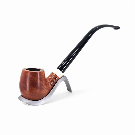 Churchwarden smooth bent billiard floppy pipe