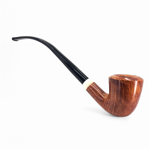 Floppy pipe churchwarden smooth bent dublin