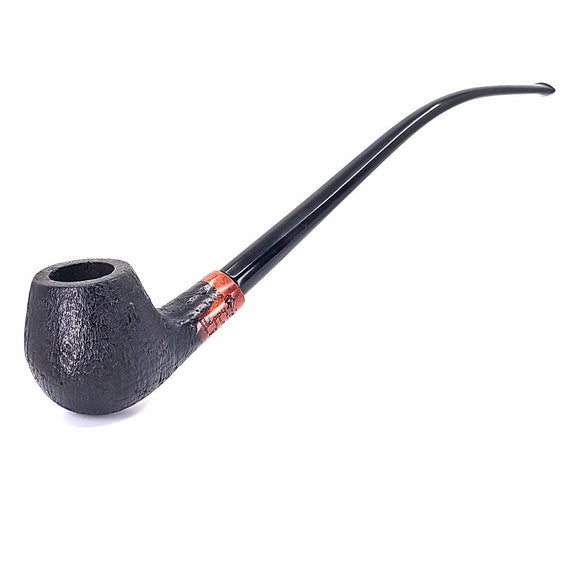Churchwarden sandblasted bent apple floppy pipe