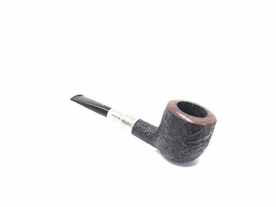 Estate italian pipe Becker & Musicò 5 years-3 Silver Army Used rusticated