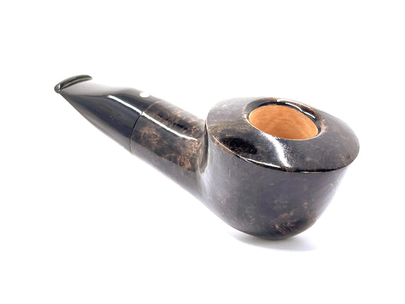 Pipa Talamona Reverse Calabash Dublin Chubby Liscia Marrone Scuro