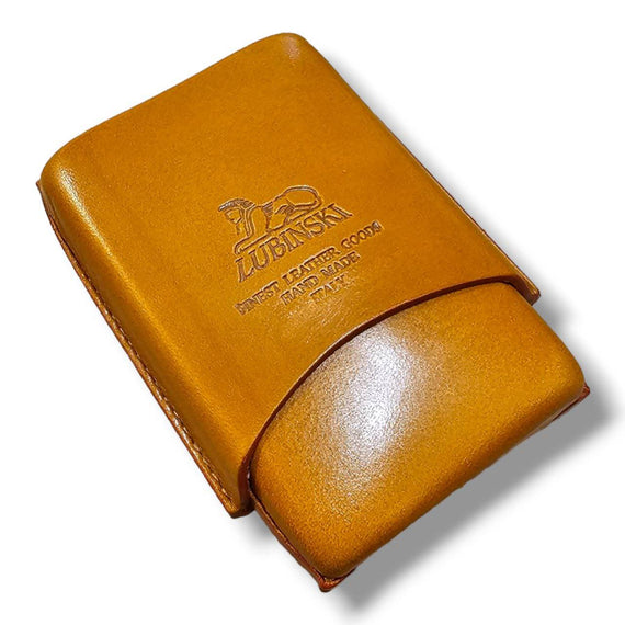 Portasigari Lubinski Case in vero cuoio Colorato per 4 toscani ammezzati