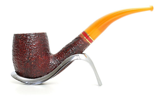 Pipa Savinelli St. Nicholas 606ks billiard curva rusticata Limited Edition 2024 6mm - 9mm