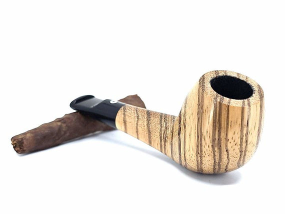 Talamona Toscano La Pipa Per sigaro Italy la Pipetta fuma toscani Apple Liscia Zebrano