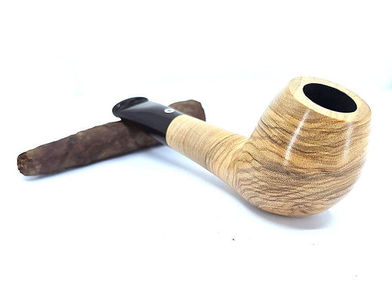 Talamona Toscano La Pipa Per sigaro Italy la Pipetta fuma toscani Apple Liscia Ulivo
