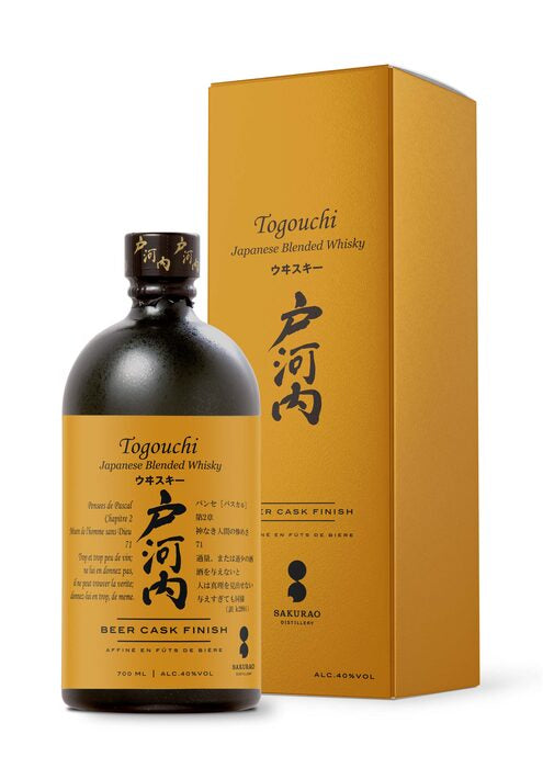 Togouchi beer cask whisky con astuccio