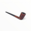 Pipa Dunhill Root Briar del 1962, forma Dublin dritta in radica chiara con bocchino nero e puntino bianco.