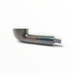 Floppypipe Alfred Dunhill Bruyere 4216 bent billiard pipe with mahogany finish and black ebonite saddle stem