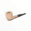Pipa Floppypipe Primitive modello Billiard in radica naturale grezza con bocchino in metacrilato nero, 9mm