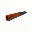 Bocchino Floppypipe Brebbia in radica chiara con bocchino in metacrilato nero per sigari Toscano e filtro da 9mm