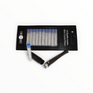 Bocchino Floppypipe Dunhill in metacrilato nero con espulsore e confezione di filtri a cristalli The White Spot