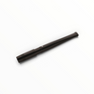 Bocchino per sigarette Floppypipe Dunhill in metacrilato nero lucido con espulsore e iconico punto bianco