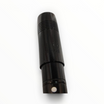 Bocchino per sigarette Floppypipe Dunhill in metacrilato nero con espulsore e iconico punto bianco