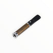 Bocchini per sigaretta Floppypipe Denicotea Twin con adattatore per formati standard e slim, finiture pelle, legno e madreperla.