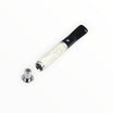 Bocchini per sigarette Floppypipe Denicotea Twin con adattatore per formati standard e slim, finiture in pelle, legno e madreperla.