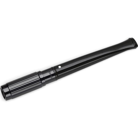 Bocchino per sigarette Floppypipe Dunhill lungo 95 mm in metacrilato nero con espulsore e filtro da 6 mm