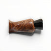Floppypipe Pipa Brebbia Nemo Pura Noce Italy, classic wooden tobacco pipe with natural finish and black mouthpiece.