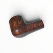 Floppypipe Castello Collection KK Brucianaso pipe in dark brown briar wood with fantastic grain and white dot detail.