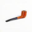 Pipa Floppypipe Castello Collection KKK Shape 35 in radica naturale liscia con bocchino nero e barretta bianca