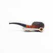 Pipa Floppypipe Castello Le Dune Old Sea Rock forma Tomato semicurva con finitura scolpita e bocchino in metacrilato